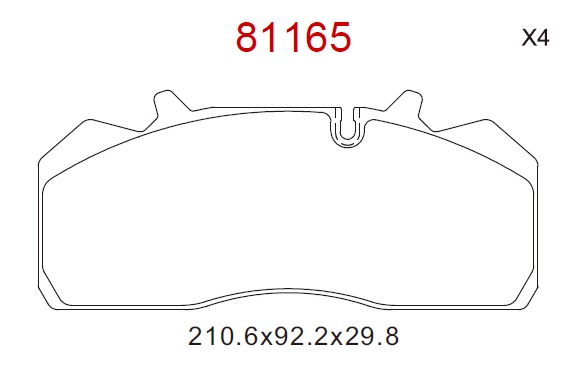 PASTILLAS DEL VOLVO VM 17 240 VM210 VM 23210 VM260