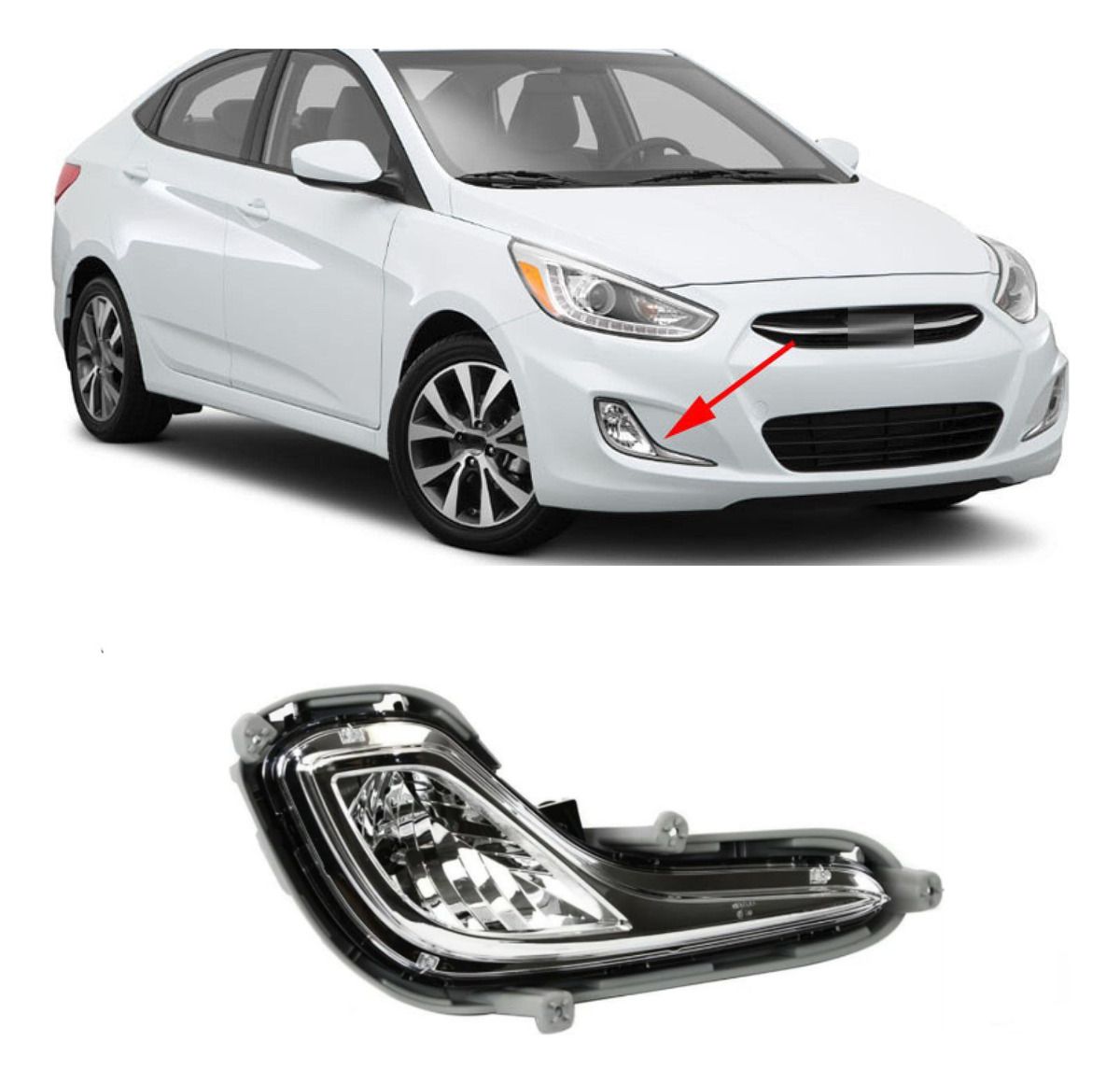 Caminero Hyundai Accent 2012 A 2017 Derecho