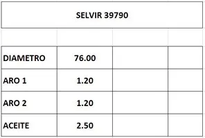 AROS  76.0mm MITSUBISHI 1.6 16V  STD CTI