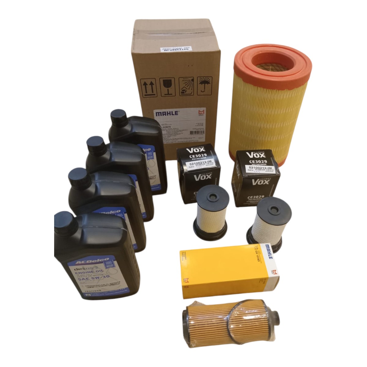 KIT LUBRICANTE Y FILTROS S10 2.8 2012