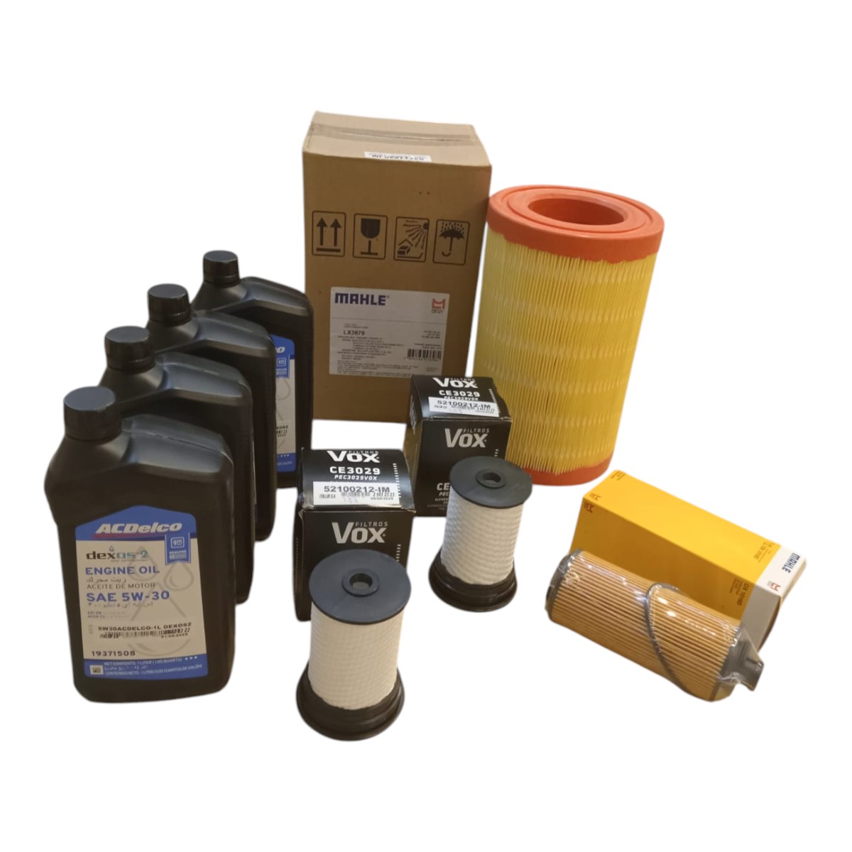KIT LUBRICANTE Y FILTROS S10 2.8 2012