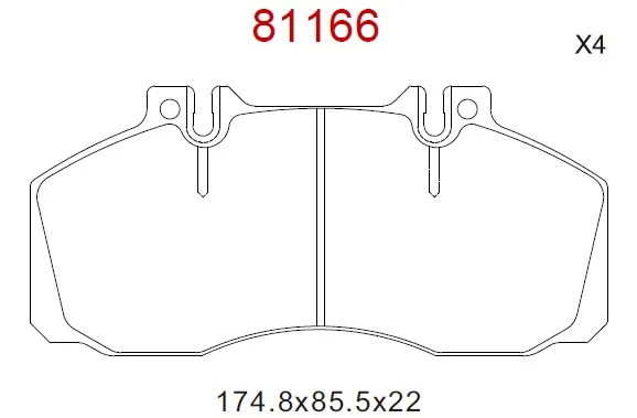 PASTILLAS DEL MB 710 812 814/IVECO 70E 60E BREMSI