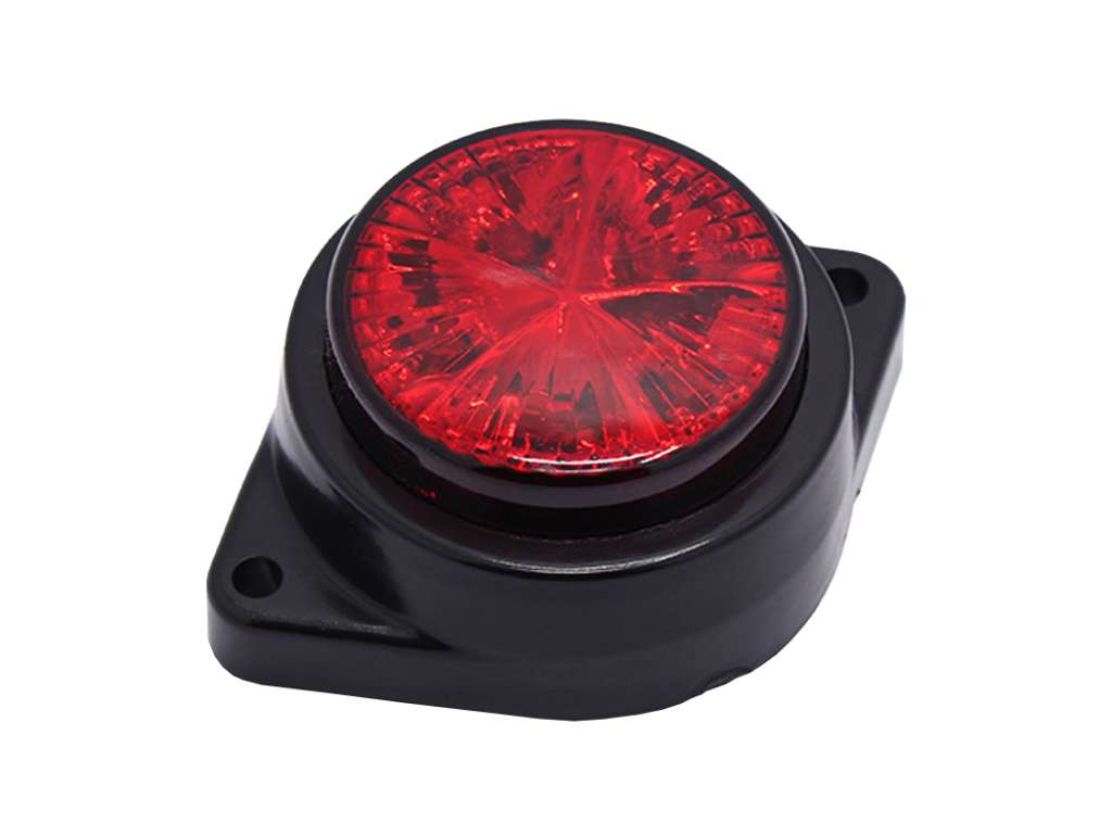 FARO LATERAL UNIV. 24V 5 LED ROJO