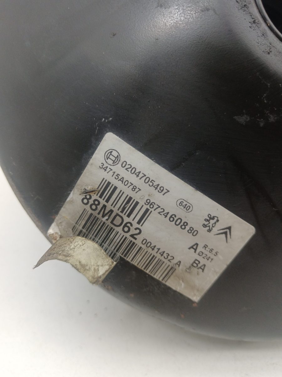Servofreno Citroën C3 1995-2010 HDi 90 SX 1.6L 66kW 9672460880