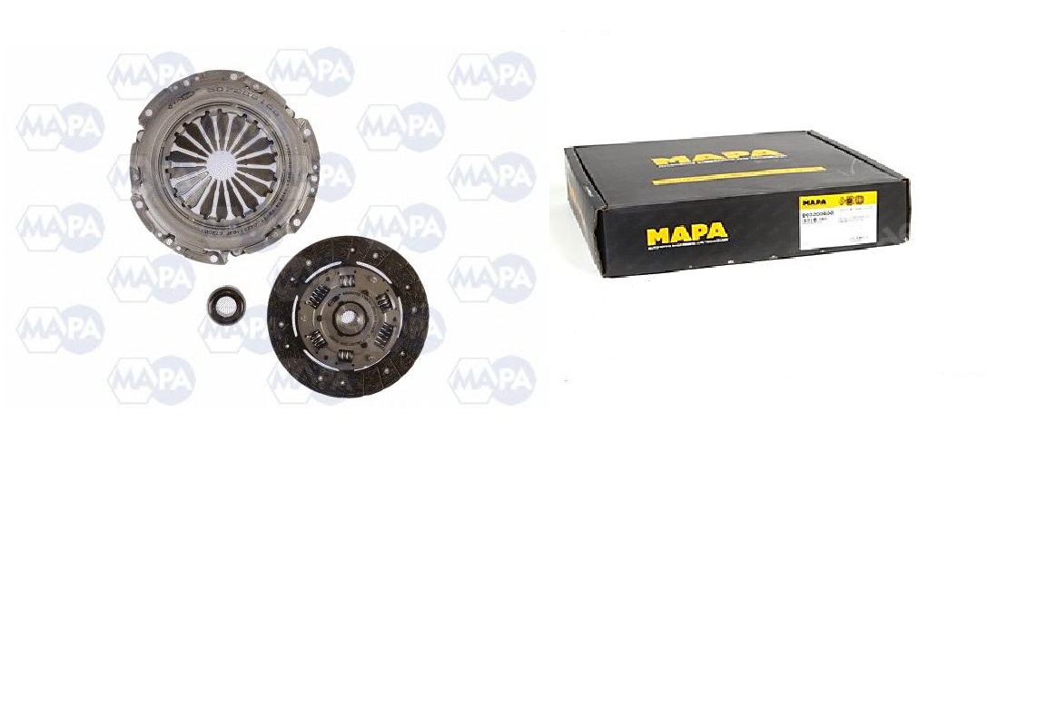 EMBRAGUE 200mm PEUGEOT CITROEN B9 307 C3 MAPA TU5JP4 1.6 16 VALVULAS RULEMAN NUEVO [MAPA]