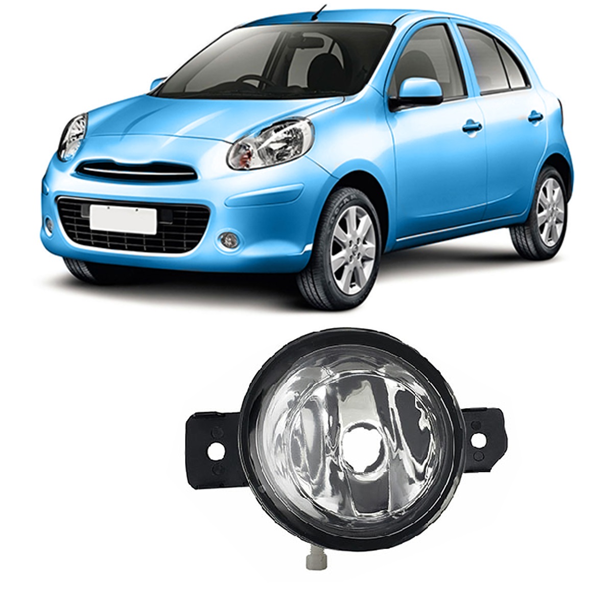 Faro Auxiliar Caminero Izquierdo Nissan March 2011 2013