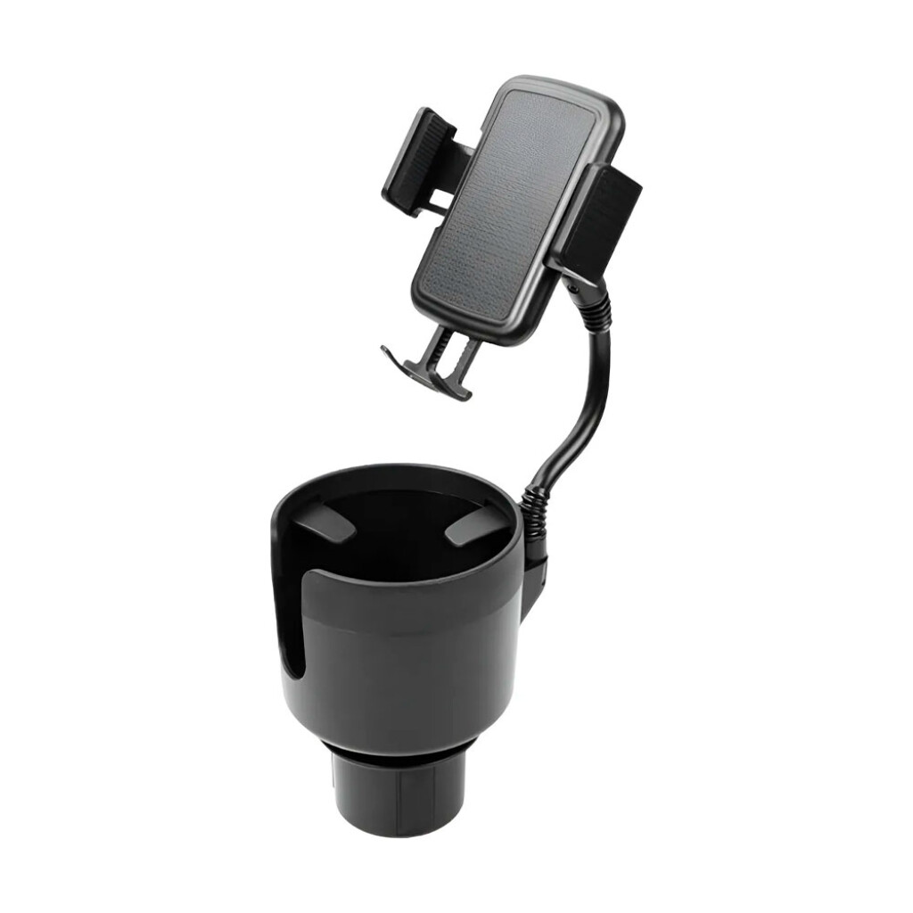 Soporte para teléfono celular con base para portavaso