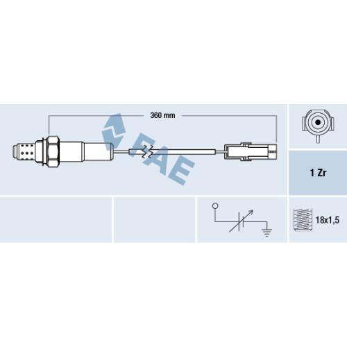 SONDA LAMBDA 1 CABLE CORSA 1.0 1.4 1.6 94... CON FICHA CELTA 1.0 ASTRA 1.8 2.0 FAE ESPAÑA