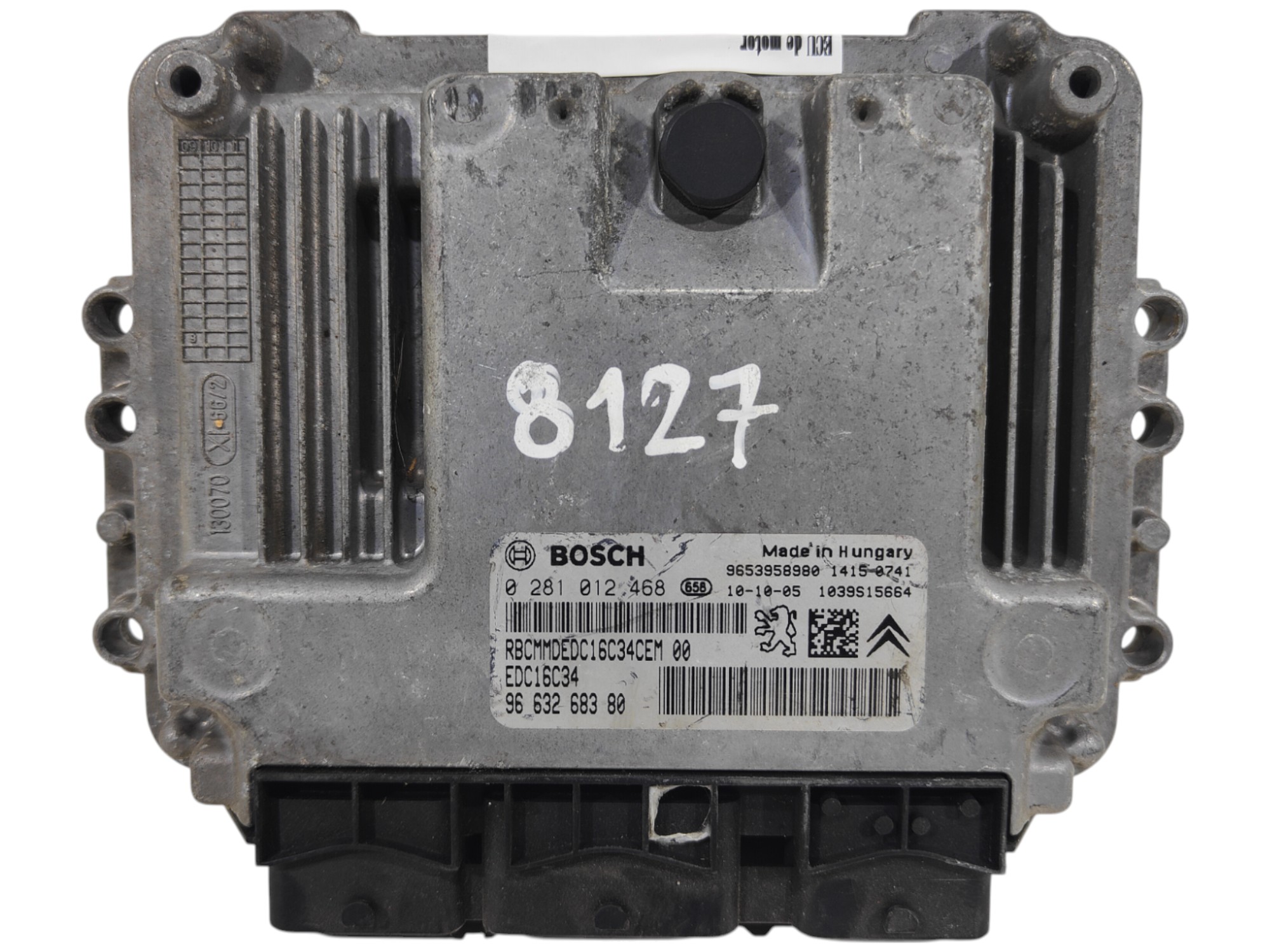 ECU de motor Citroen XSARA PICASSO 1.6 HDI , Ref: 8127-K3B2