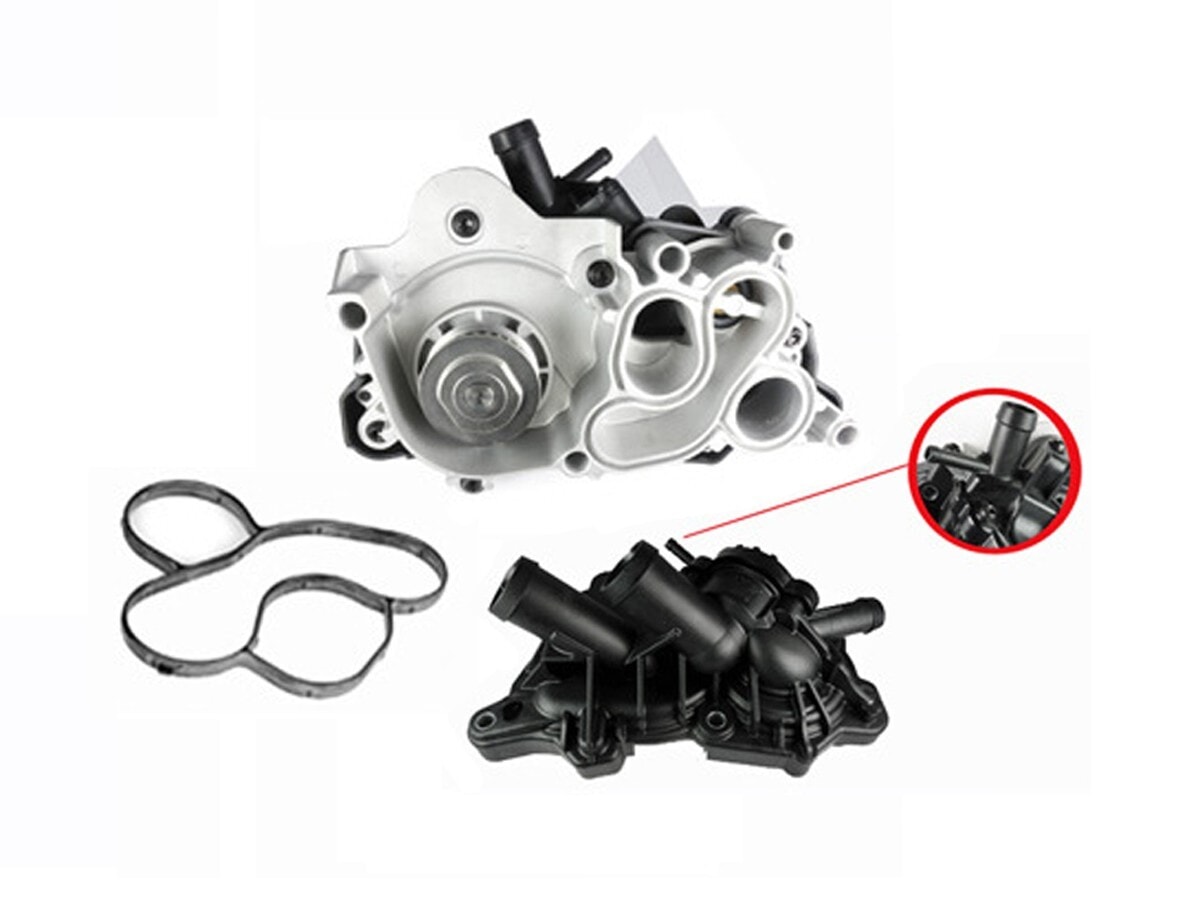Bomba Agua c/Carcaza Audi A1/Q2 Basic/Q3/A4/A3 Seat Ibiza V/Arona/Leon Sc Volks Fox/Tiguan/Saveiro Cross/Polo/New Beetle/Golf/
