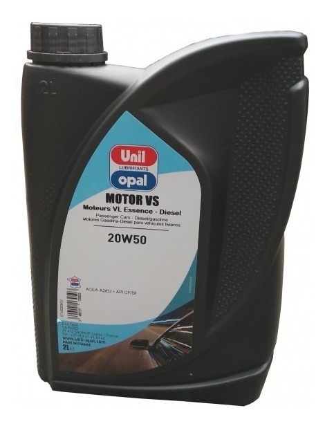 ACEITE 20W50 MINERAL UNIL OPAL BIDON DE 1 LITRO [UNIL OPAL]