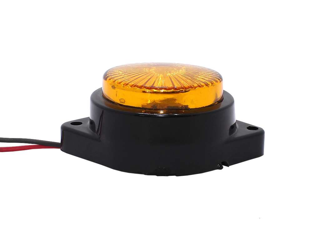 FARO LATERAL UNIV. 12V 5 LED AMBAR
