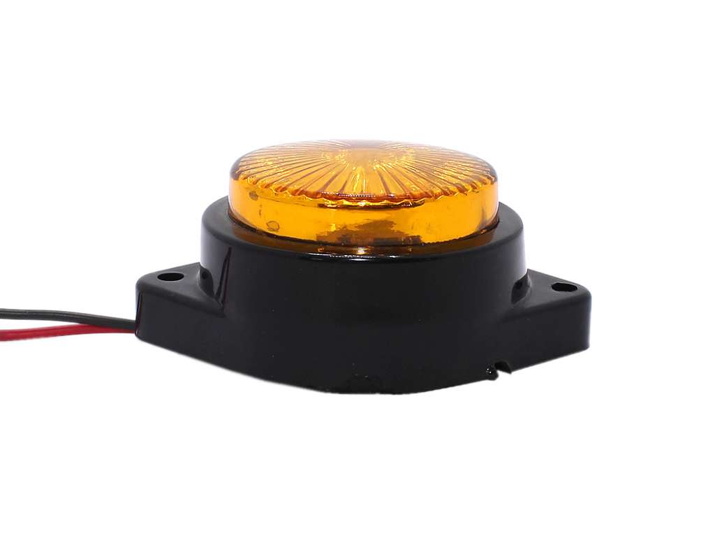 FARO LATERAL UNIV. 12V 5 LED AMBAR