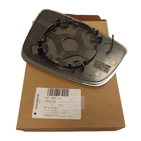 CRISTAL ESPEJO CONV C PLACA SOPORTE IZQ