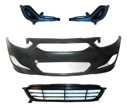 Paragolpe Delantero Tapa Caminero Hyundai Accent 2012 2025