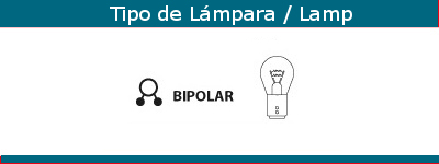 FAROL BAIML 1800 B TRAS. REDONDO ROJO BIPOL