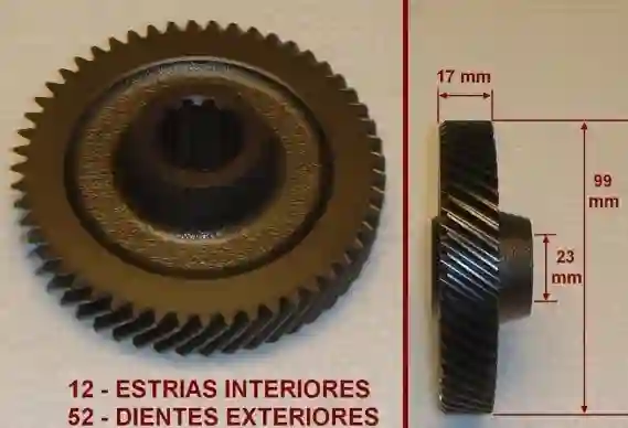 Engranaje de quinta marcha