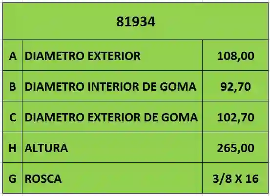 FILTRO ACEITE «1.3/8 x 16 VOLVO (LF3654)