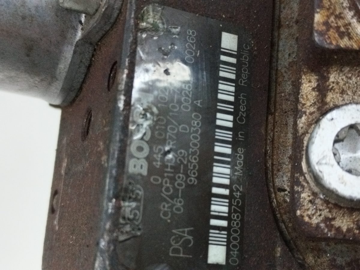 Bomba Inyeccion Peugeot 206 Berlina 1998-2010 1.4 HDi 1.4L 50kW 9656300380