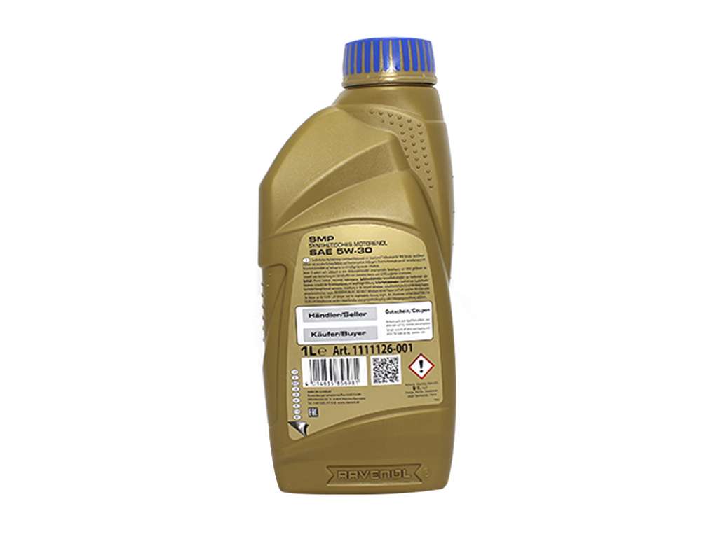 ACEITE RAVENOL 5W30 1L. SINTETICO SMP