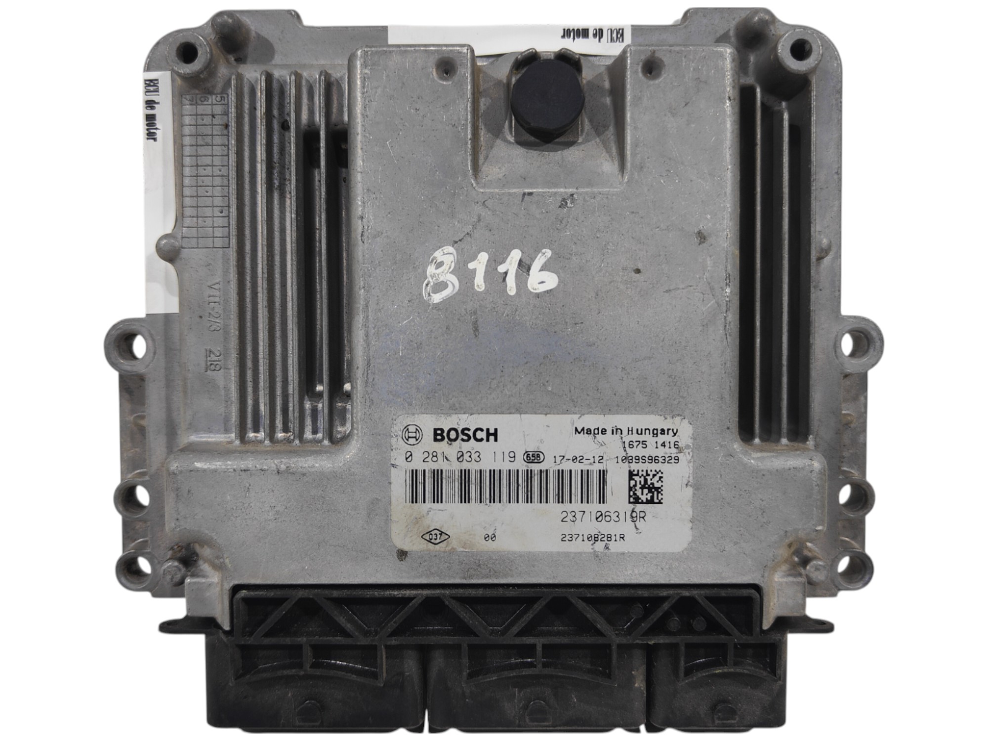 ECU de motor Renault CLIO IV 1.5 dCi FAP , Ref: 8116-K3B2