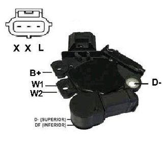 REGULADOR VOLTAJE - VALEO CORSA-FORD-3T=RNV.493811 DUNCAN