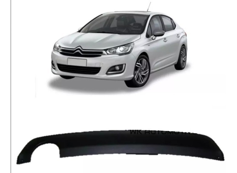 MOLDURA PARAGOLPE TRASERO CITROEN C4 LOUNGE INFERIOR SALIDA ESCAPE SIMPLE [La Nueva Imagen]