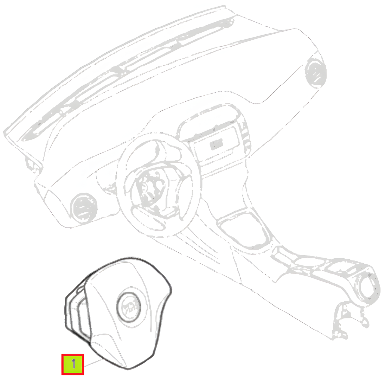AIRBAG CONDUCTOR -ORIGINAL