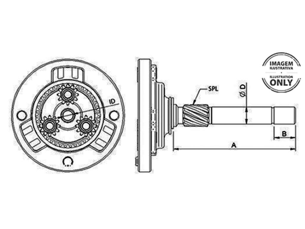 REDUCTOR ARRANQUE BOSCH VW GOL/ETC. II