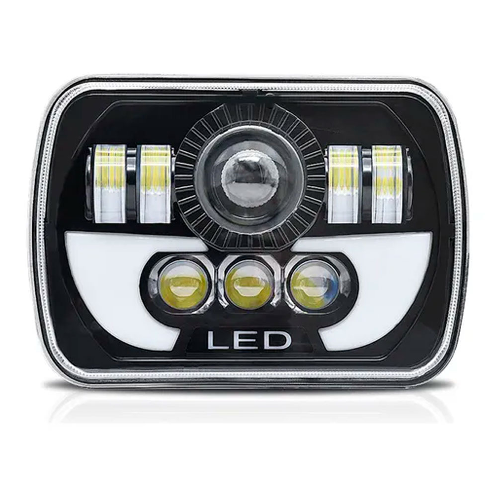 Faro delantero redondo LED 7 pulgadas 12/24V 6000K