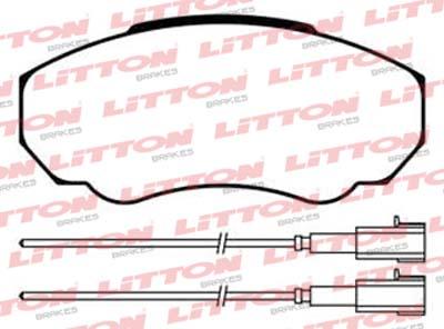 PASTILLAS FRENO DELANTERAS PEUGEOT BOXER MODELO NUEVO SISTEMA BREMBO EUROPEAS [LITTON]