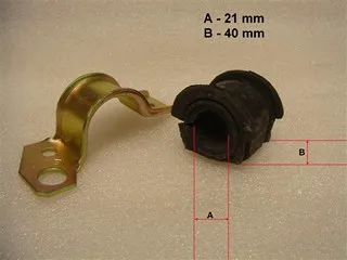 BUJE B/ESTAB DEL IZQ FIAT (21mm) (KIT)
