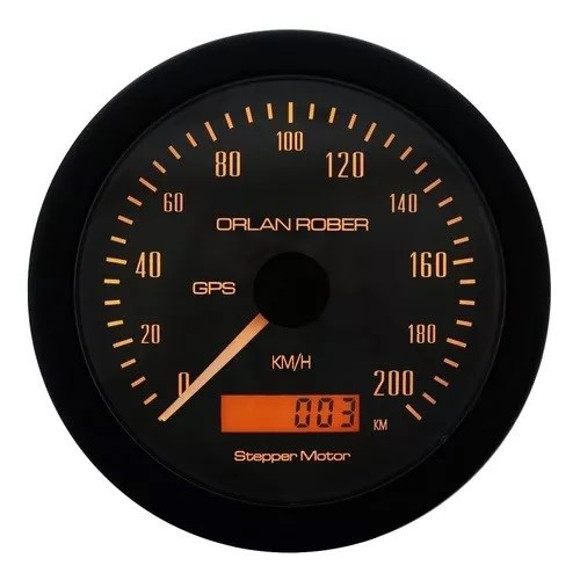 VELOCIMETRO CON ANTENA GPS 12/24V ESCALA: 0-200 KM/H
