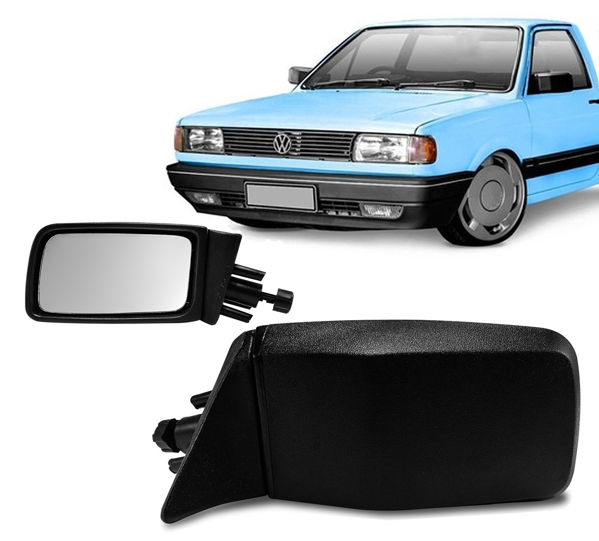 Espejo Izquierdo VW Saveiro G1 1988  1996