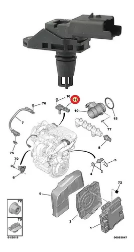 SENSOR MAP CIT-PEU BER B9,M59,M69,ELY /