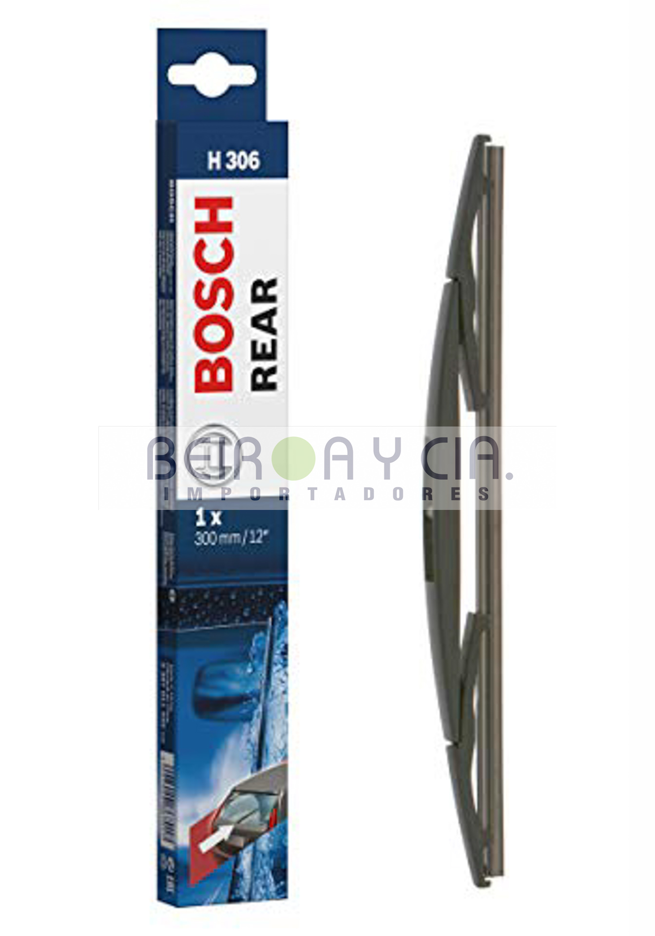 ESCOBILLA BOSCH 12″ H306 TRAS. BMW/NISSAN MARCH ETC.