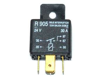 RELAY MINI UNIV. 24V. 40AMP. 5 TERM