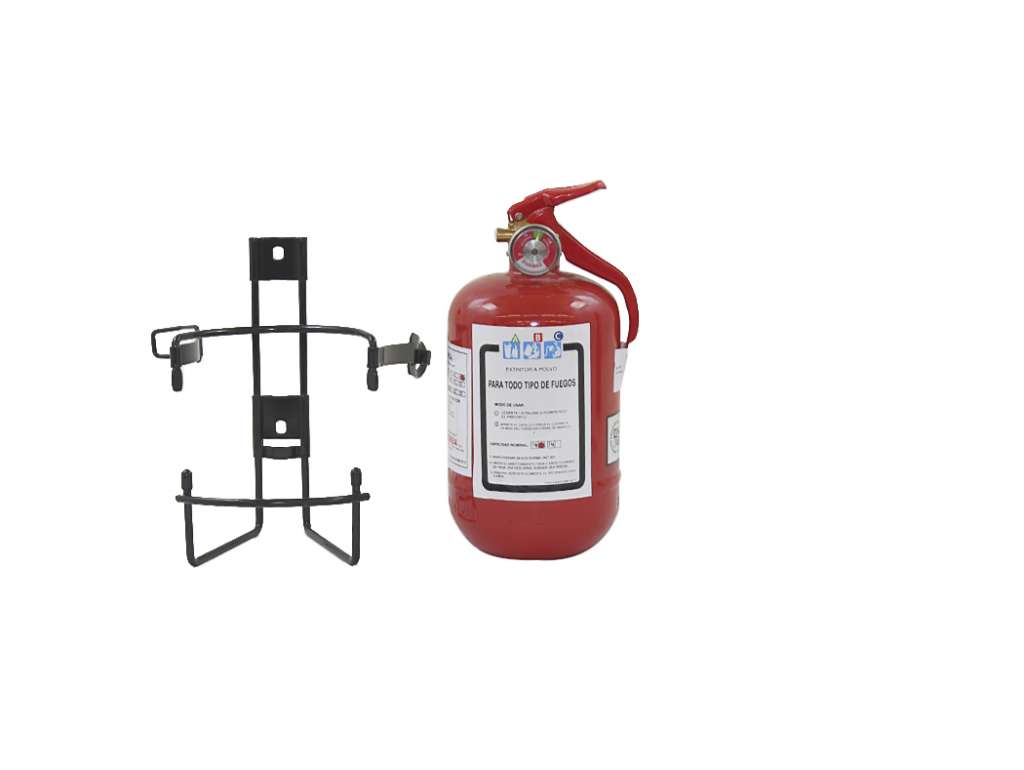 EXTINGUIDOR POLVO 1KG C/SOPOPORTE TIPO FIAT/MONZA