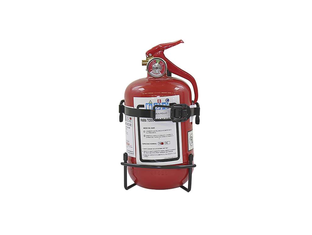 EXTINGUIDOR POLVO 1KG C/SOPOPORTE TIPO FIAT/MONZA