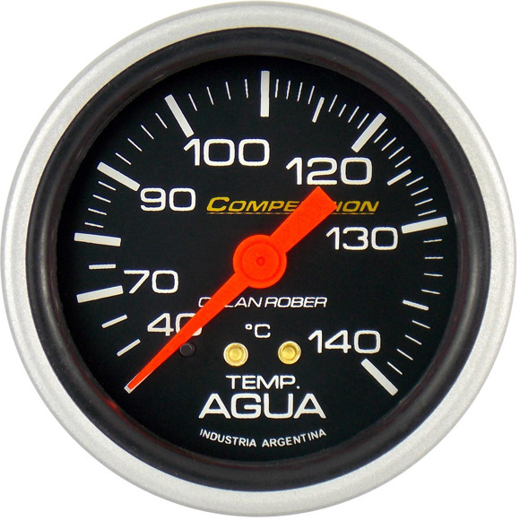TERMOMETRO DE AGUA ESCALA: 40/140°C CAPILAR: 4MT FONDO NEGRO