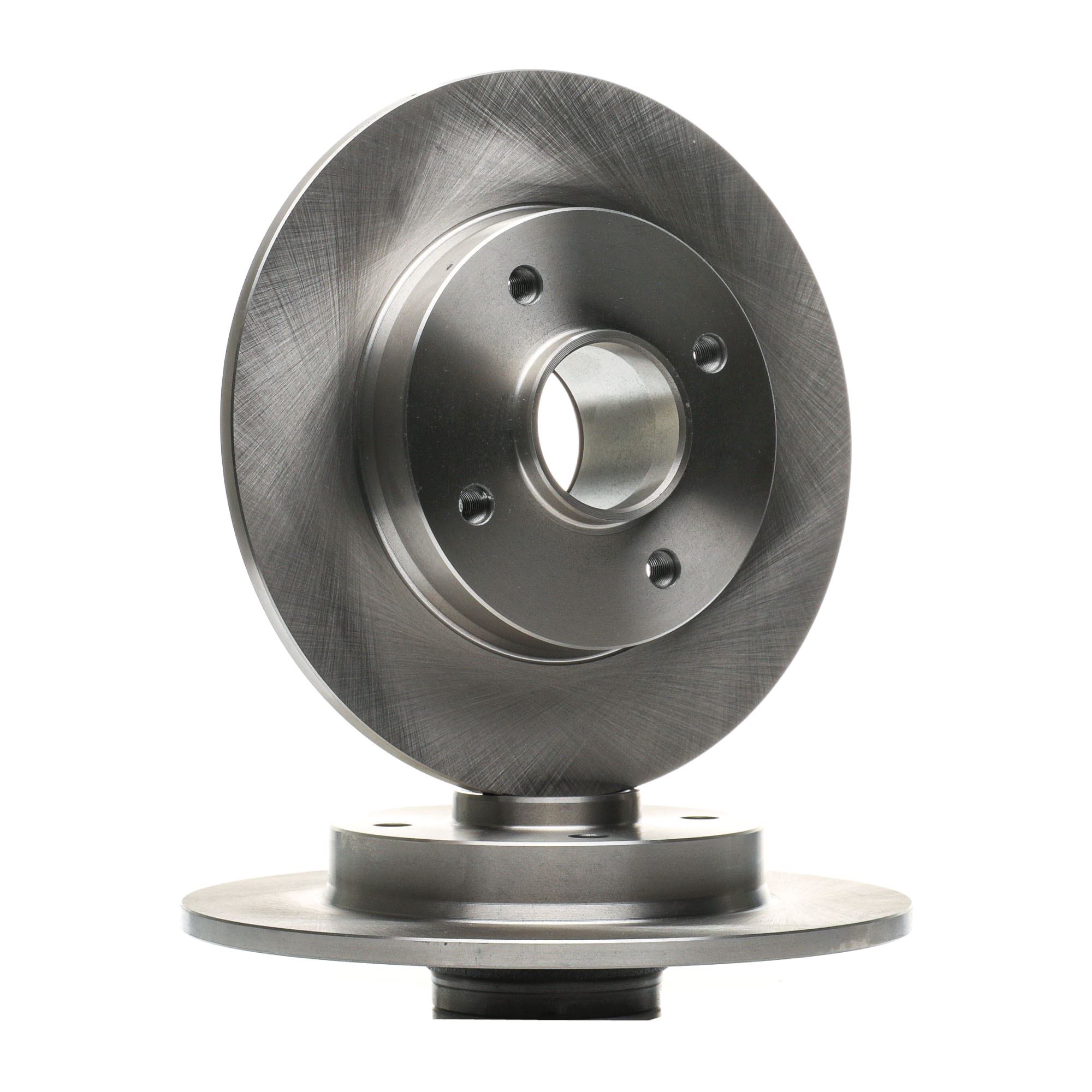 DISCO DE FRENO TRASERO PEUGEOT 308 249MM HF751D / DISCOS DE FRENO TRASERO PEUGEOT 308 249MM JUEGO DE 2 [HIPPER]