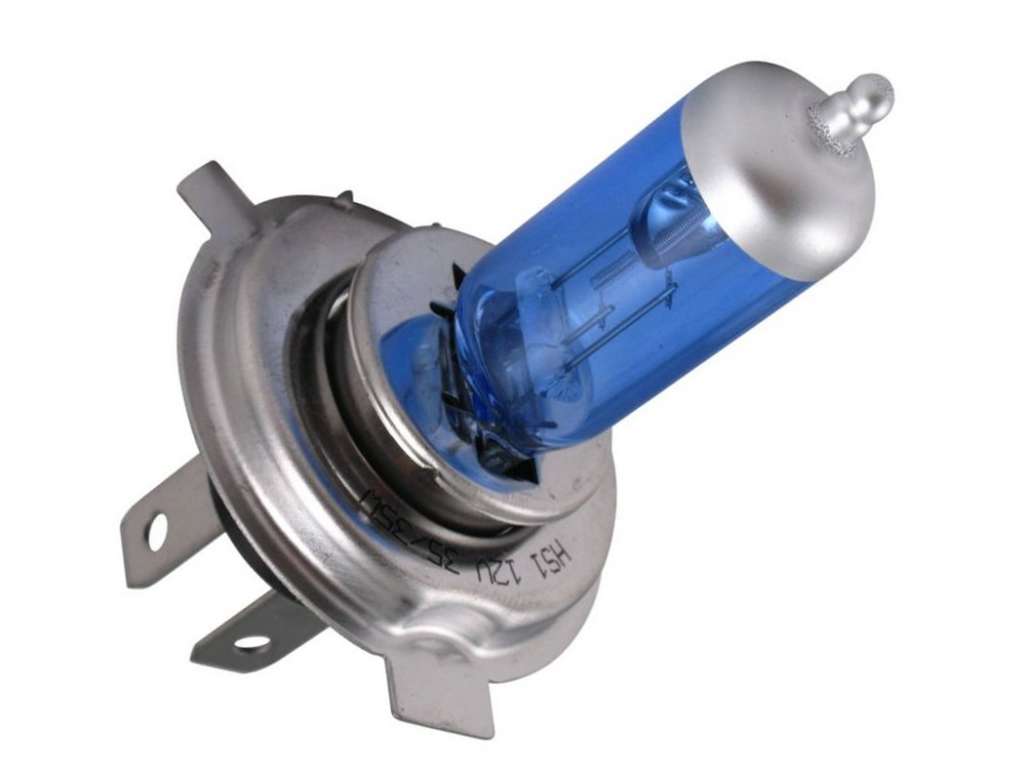 LAMPARA MOTO H4 12V 35/35W P43T AZUL