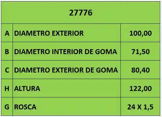 FILTRO ACEITE 24 x 1.5 TOYOTA (PH5123) (FRAM)