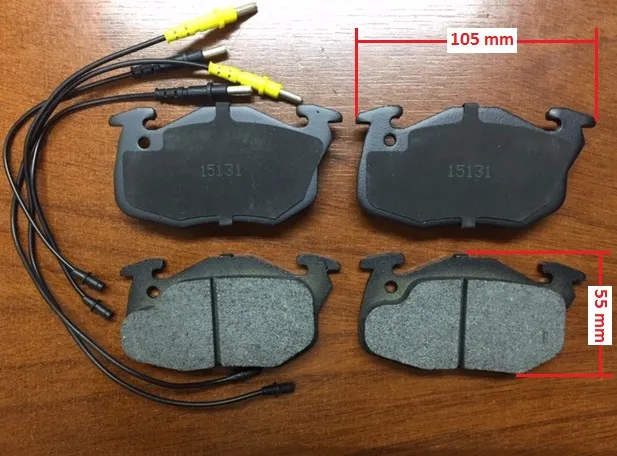 PASTILLAS DEL CITROEN-RENAULT SIST BENDIX BREMSI