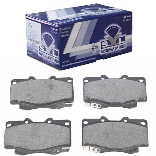 JGO. PASTILLAS FRENO TOYOTA HILUX 2.5/3.0 (D4D) 2005...2009  119X72X17MM  (21775/21776)