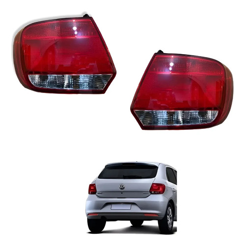 Kit De Faroles Traseros De Volkswagen Gol G6 Hatch