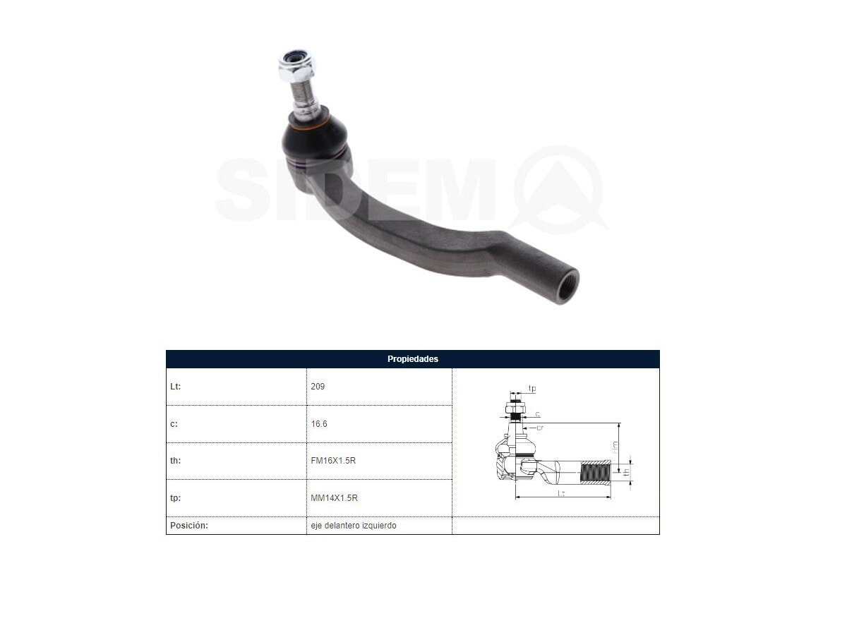 Puntero Fiat Ducato, Peug Boxer 06-25 Izq