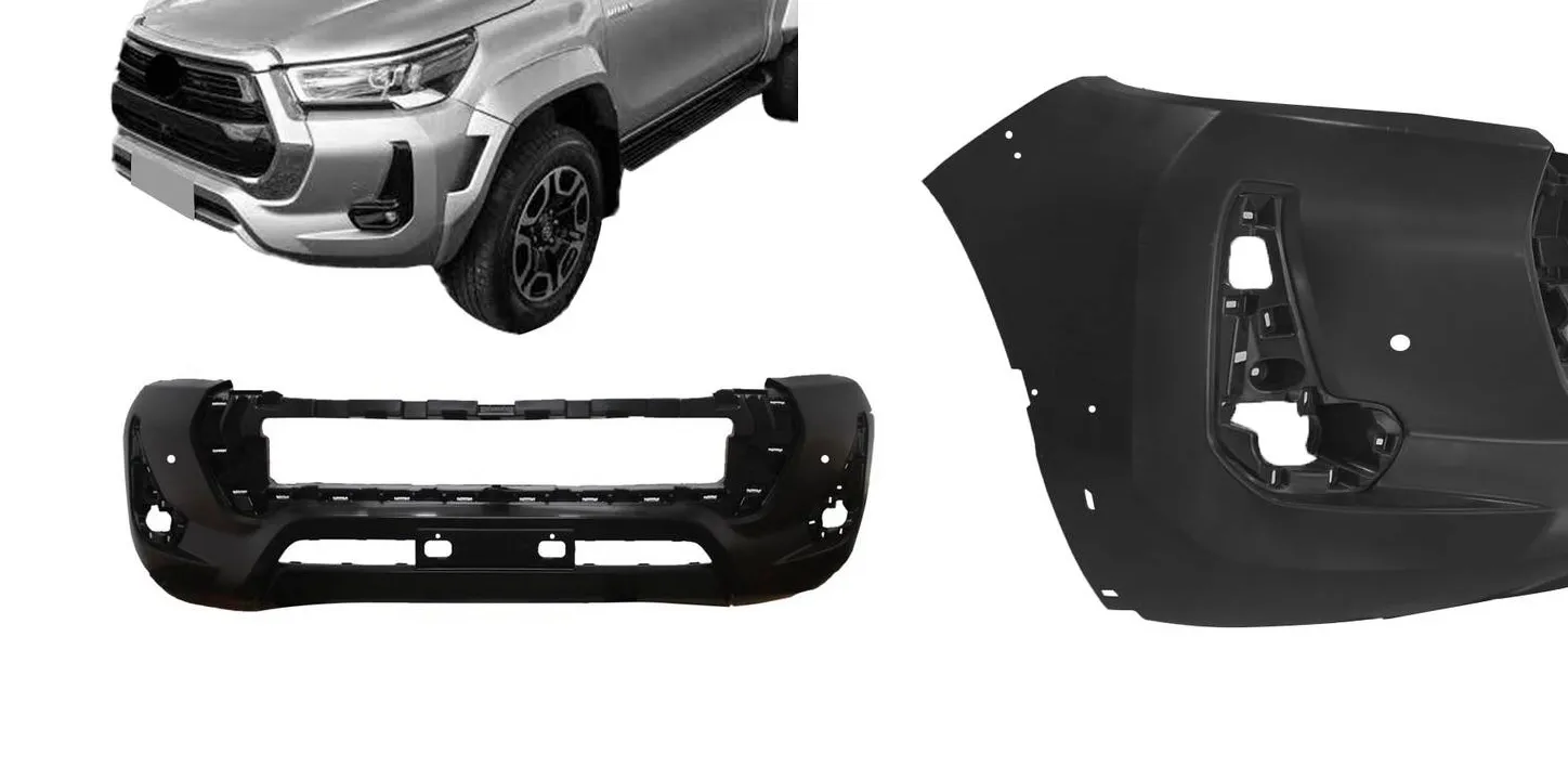 Paragolpe delantero Toyota Hilux con fender