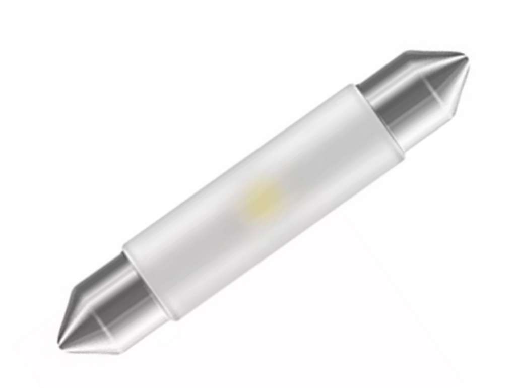 LAMPARA LED 12V. 5W 41MM TUBULAR JGO