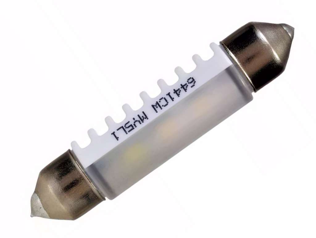 LAMPARA LED 12V. 5W 41MM TUBULAR JGO